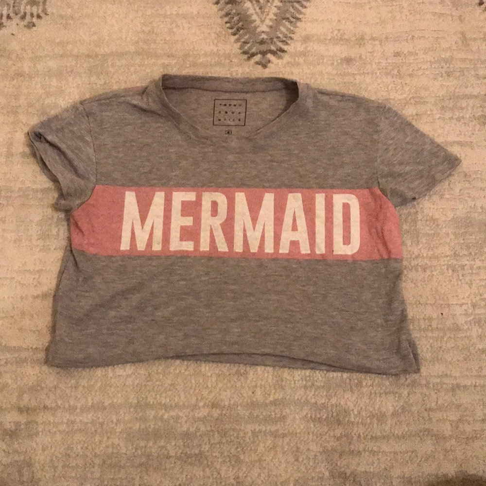 Size small Mermaid Crop Top from Pacsun
